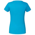 Azure Blue - Back - Fruit Of The Loom Womens-Ladies Fit Ringspun Premium Tshirt