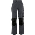 Grey-Black - Back - Alexandra Womens-Ladies Tungsten Holster Work Trousers