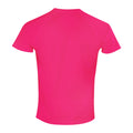 Flo Pink - Back - Spiro Adults Unisex Impact Aircool Tee