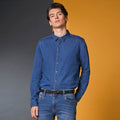 Dark Blue - Back - AWDis So Denim Mens Jack Denim Shirt