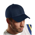 Navy - Back - Beechfield Unisex Adults Air Mesh 6 Panel Cap