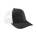 Black-White - Front - Beechfield Unisex Adults Urbanwear Trucker Cap