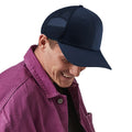 Navy - Back - Beechfield Unisex Adults Urbanwear Trucker Cap