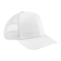 White - Front - Beechfield Unisex Adults Urbanwear Trucker Cap