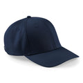 Navy - Front - Beechfield Unisex Adults Urbanwear 6 Panel Cap