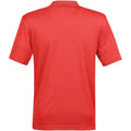 Red - Back - Stormtech Mens Eclipse H2X Dri Piqu Polo