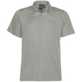 Cool Silver - Front - Stormtech Mens Eclipse H2X Dri Piqu Polo