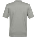 Cool Silver - Back - Stormtech Mens Eclipse H2X Dri Piqu Polo