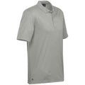 Cool Silver - Side - Stormtech Mens Eclipse H2X Dri Piqu Polo