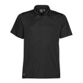 Black - Front - Stormtech Mens Eclipse H2X Dri Piqu Polo