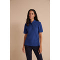 Royal - Front - Henbury Womens-Ladies 65-35 Polo Shirt