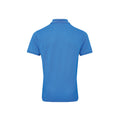 Sapphire - Back - Premier Mens Coolchecker Plus Pique Polo With CoolPlus