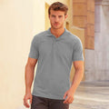 Zinc - Back - Fruit Of The Loom Mens Iconic Polo Shirt