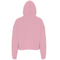 Light Pink - Back - TriDri Womens-Ladies Cropped Oversize Hoodie