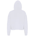 White - Back - TriDri Womens-Ladies Cropped Oversize Hoodie