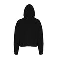 Black - Back - TriDri Womens-Ladies Cropped Oversize Hoodie