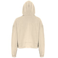 Nude - Back - TriDri Womens-Ladies Cropped Oversize Hoodie