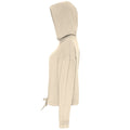 Nude - Side - TriDri Womens-Ladies Cropped Oversize Hoodie