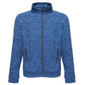 Navy Marl - Front - Regatta Mens Thornly Full Zip Marl Fleece Jacket