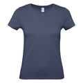 Denim - Front - B&C Womens-Ladies #E150 T-Shirt