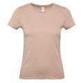 Millennial Pink - Front - B&C Womens-Ladies #E150 T-Shirt