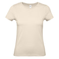 Natural - Front - B&C Womens-Ladies #E150 T-Shirt