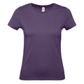 Radiant Purple - Front - B&C Womens-Ladies #E150 T-Shirt