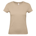 Sand - Front - B&C Womens-Ladies #E150 T-Shirt