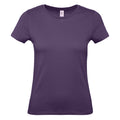 Urban Purple - Front - B&C Womens-Ladies #E150 T-Shirt