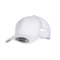 White-White - Front - Yupoong Flexfit Retro Snapback Trucker Cap (Pack of 2)