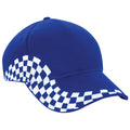 Bright Royal - Front - Beechfield Unisex Grand Prix Baseball Cap (Pack of 2)