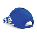 Bright Royal - Side - Beechfield Unisex Grand Prix Baseball Cap (Pack of 2)