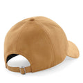 Caramel - Back - Beechfield Unisex Faux Suede Cap (Pack of 2)