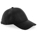 Black - Front - Beechfield Unisex Faux Suede Cap (Pack of 2)