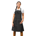 Black Denim - Back - Premier Jeans Stitch Bib Apron (Pack of 2)