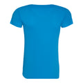 Sapphire Blue - Side - AWDis Just Cool Womens-Ladies Sports Plain T-Shirt