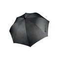 Black - Front - Kimood Unisex Large Plain Golf Umbrella (Pack Of 2)