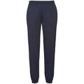 Deep Navy - Front - Fruit Of Loom Mens Classic 80-20 Elasticated Sweatpants