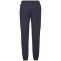 Deep Navy - Back - Fruit Of Loom Mens Classic 80-20 Elasticated Sweatpants