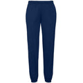 Navy - Front - Fruit Of Loom Mens Classic 80-20 Elasticated Sweatpants