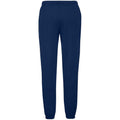 Navy - Back - Fruit Of Loom Mens Classic 80-20 Elasticated Sweatpants