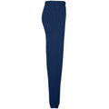 Navy - Side - Fruit Of Loom Mens Classic 80-20 Elasticated Sweatpants