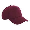 Burgundy - Front - Beechfield Authentic 5-Panel Cap