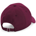 Burgundy - Side - Beechfield Authentic 5-Panel Cap