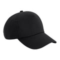 Black - Front - Beechfield Authentic 5-Panel Cap