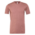 Heather Mauve - Front - Bella + Canvas Adults Unisex Heather Cvc Short Sleeve T-Shirt