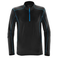 Black-Electric - Front - Stormtech Mens Pulse Fleece Pullover