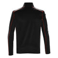 Black-Red - Back - Stormtech Mens Pulse Fleece Pullover