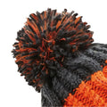 Orange-Graphite Grey - Side - Beechfield Unisex Adults Apres Cuffed Beanie