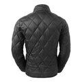 Black - Back - 2786 Mens Diamond Pane Padded Jacket